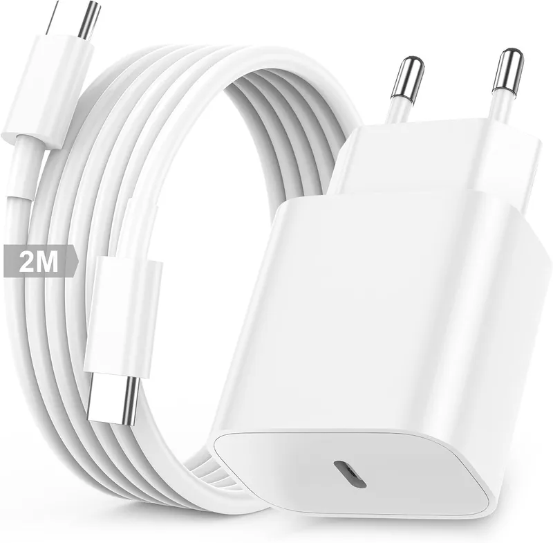 BSTOEM Caricatore 20 W + cavo USB-C a USB-C