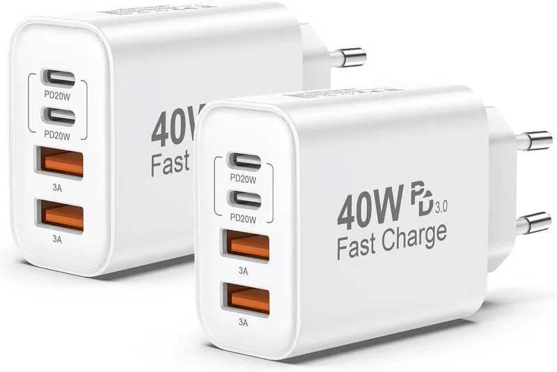 BSTOEM 40-W-USB-Ladegerät mit 4 Anschlüssen